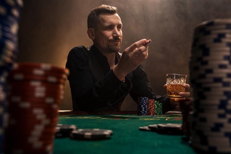 Suasana meja live casino radenhoki dengan dealer profesional siaran langsung